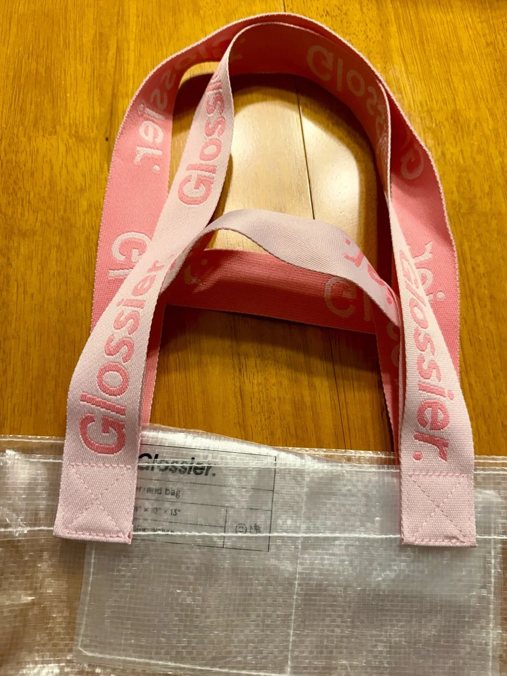 New, Glossier Errand Tote Bag, Pink Capsule Collection, Limited Edition